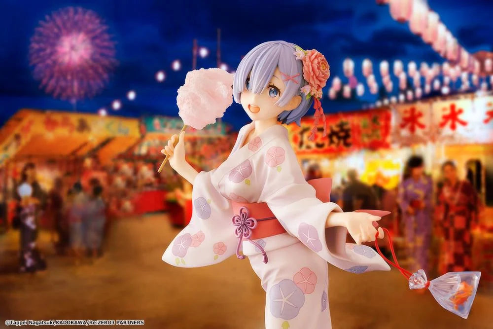 Re Zero Starting Life in Another World KD Colle Rem (Yukata Ver. Renewal Package Edition) 1/7 Scale Figure