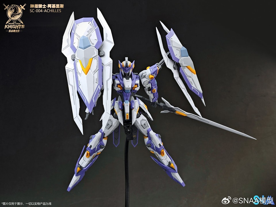 The Round Table Knights SC-004 Aegis Knight Achilles 1/144 Scale Model Kit