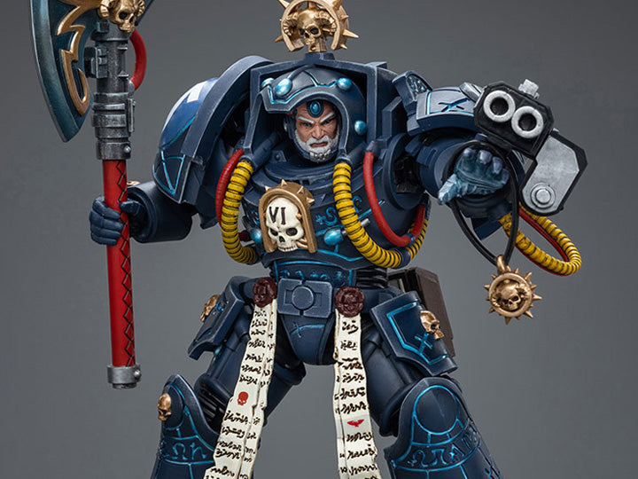 Warhammer 40K Ultramarines Librarian in Terminator Armor 1/18 Scale Action Figure