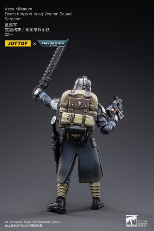 Warhammer 40K Death Korps of Krieg Veteran Squad Guardsman Squad Sergeant 1/18 Scale Action Figure