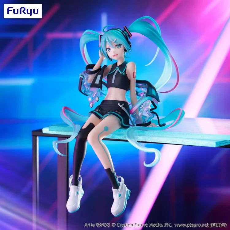 Vocaloid Neon Cyber Hatsune Miku Noodle Stopper Figure