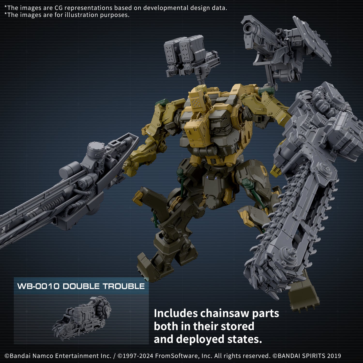 Armored Core VI Fires of Rubicon 30 Minutes Missions RaD CC-3000 Wrecker Milk Tooth Model Kit