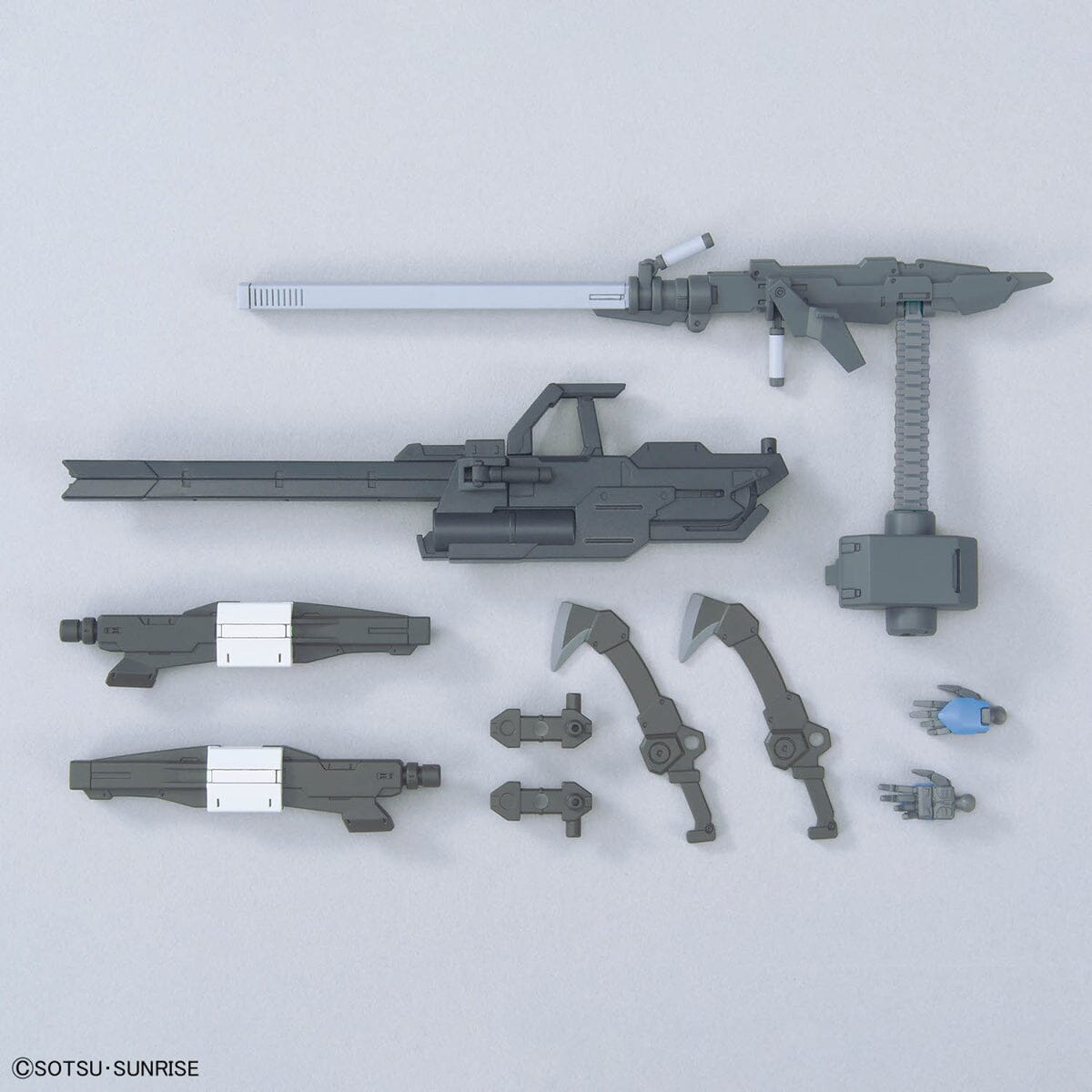 Mobile Suit Gundam Iron-Blooded Orphans Option Parts Set Gunpla 12 Large Railgun 1/144 Scale Accessory Set