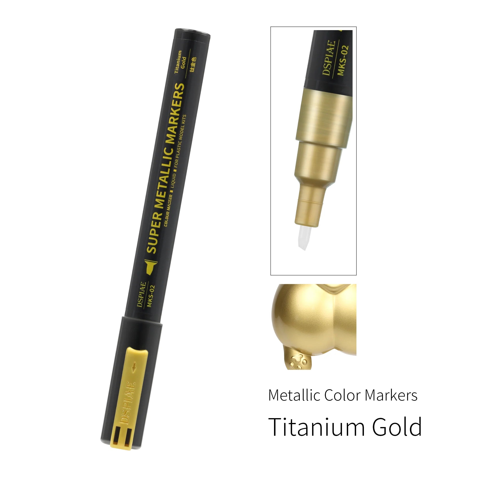 DSPIAE MKS-02 Titanium Gold Super Metallic Markers