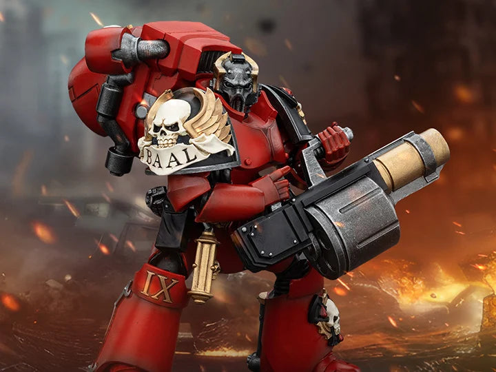 Warhammer The Horus Heresy Blood Angels Legion Angel Tear's Arch-Erelim with Angel's Tears Grenade Launcher 1/18 Scale Action Figure