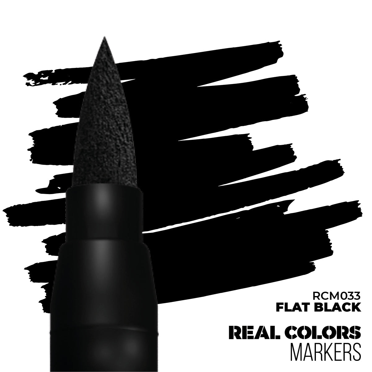 AK Interactive Real Colors Markers Flat Black