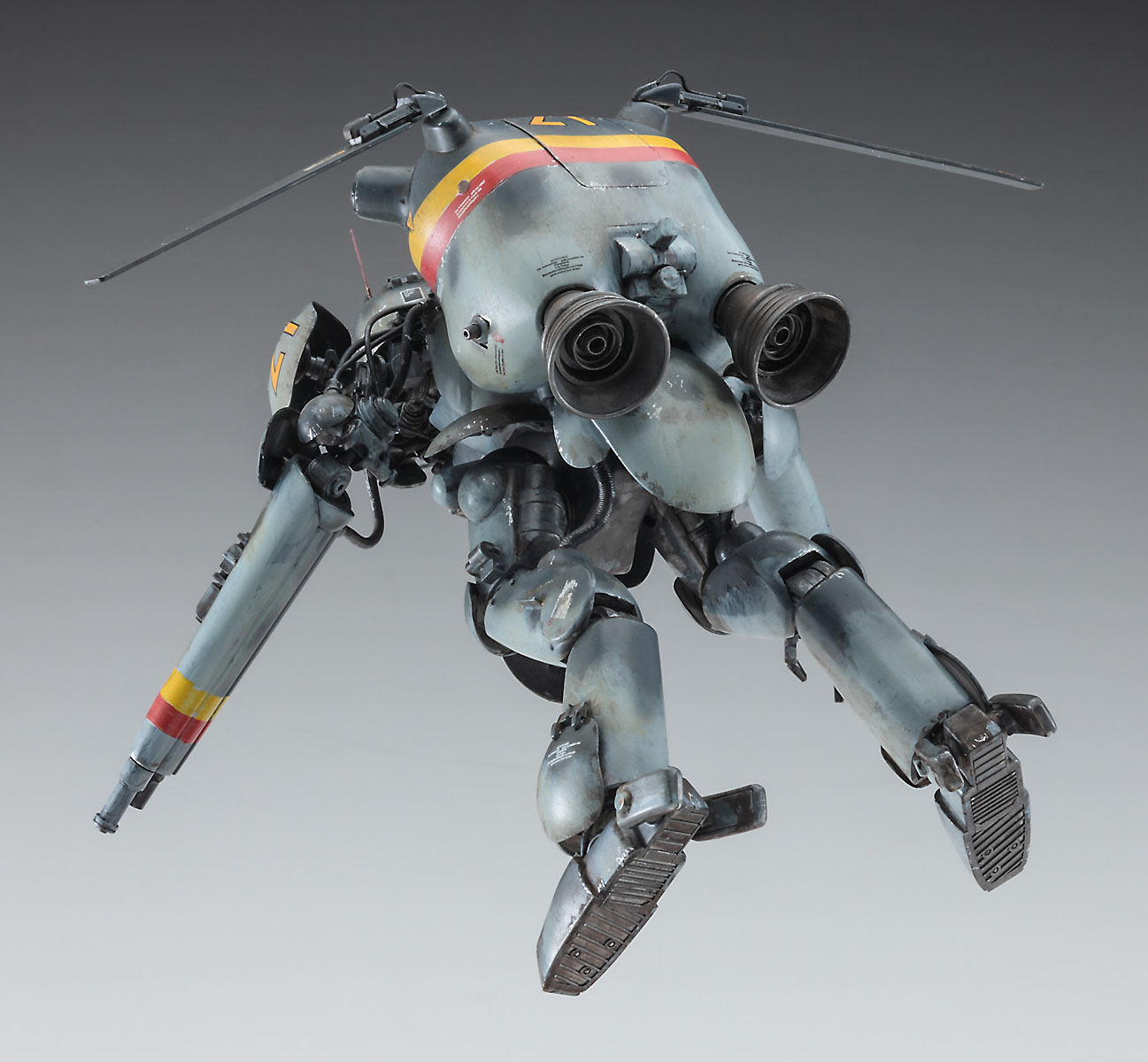 Maschinen Krieger Ma.K. Schwarzer Hund W.H.J.131 Space Type Humanoid Unmanned Interceptor GroBer Hund 1/20 Scale Model Kit