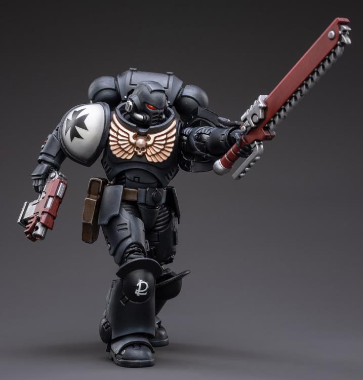 Warhammer 40k Black Templars Assault Intercessor Outriders Brother Valtus 1/18 Scale Action Figure