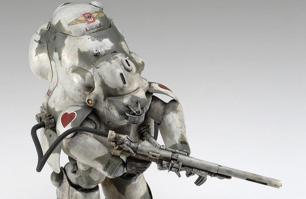 Robot Battle V (Five) Maschinen Krieger Moon Type MK44H-0 Whiteknight PROTOTYPE 1/20 Scale Model Kit