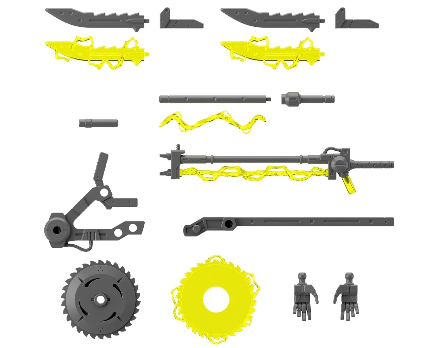 30 Minutes Missions Customize Weapons (Plasma Weapon) 1/144 Scale Accessory Set