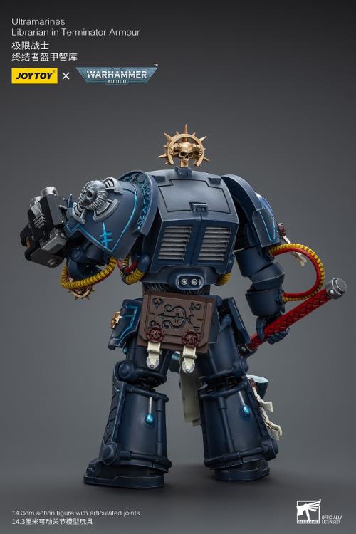 Warhammer 40K Ultramarines Librarian in Terminator Armor 1/18 Scale Action Figure