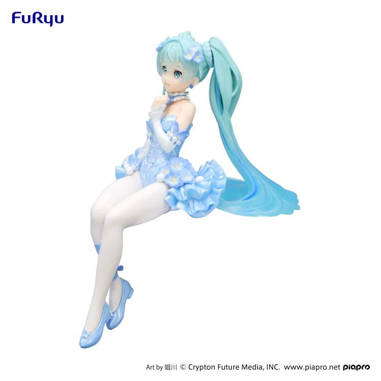 Vocaloid Hatsune Miku (Flower Fairy Nemophila Pail Blue Color Ver.) Noodle Stopper Figure