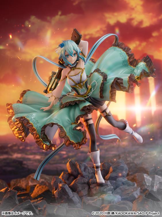 Sword Art Online Sinon (Crystal Dress Ver.) 1/7 Scale Shibuya Scramble Figure