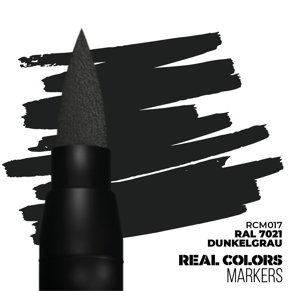 AK Interactive Real Colors Markers RAL 7021 Dunkelgrau