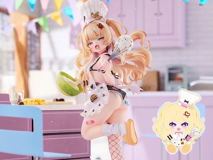 Azur Lane Bache (Anniversary Illustration Deluxe Ver.) 1/7 Scale Figure with Plushie