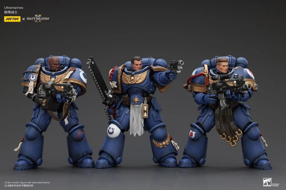 Warhammer 40,000 Space Marine 2 Ultramarines Lieutenant Titus 1/18 Scale Action Figure