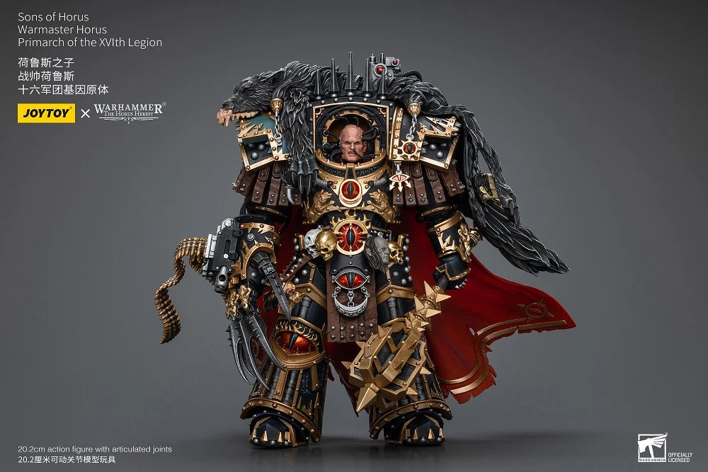 Warhammer 40K Sons of Horus Warmaster Horus, Primarch of the XVLth Legion 1/18 Scale Action Figure