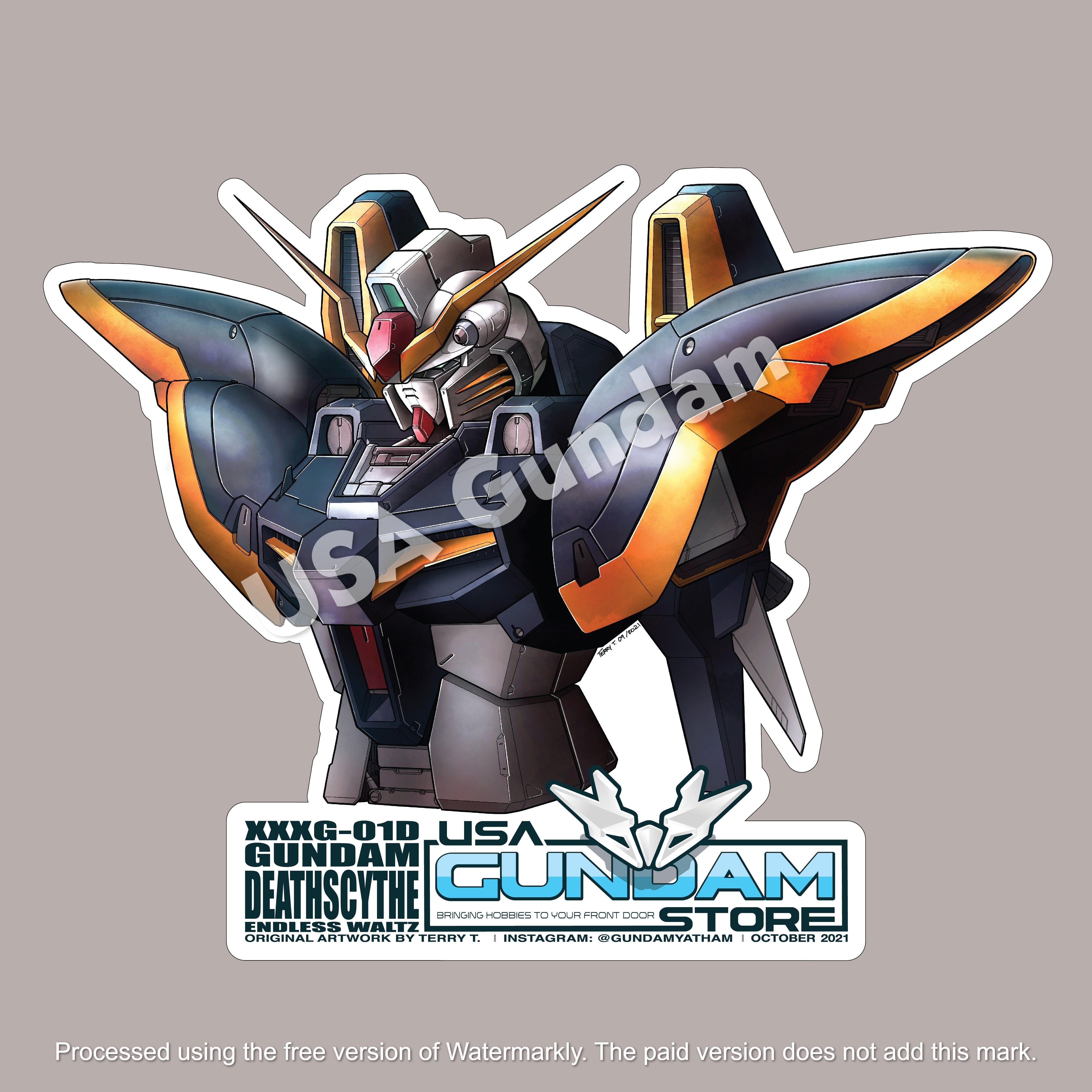 Gundam Deathscyth Sticker