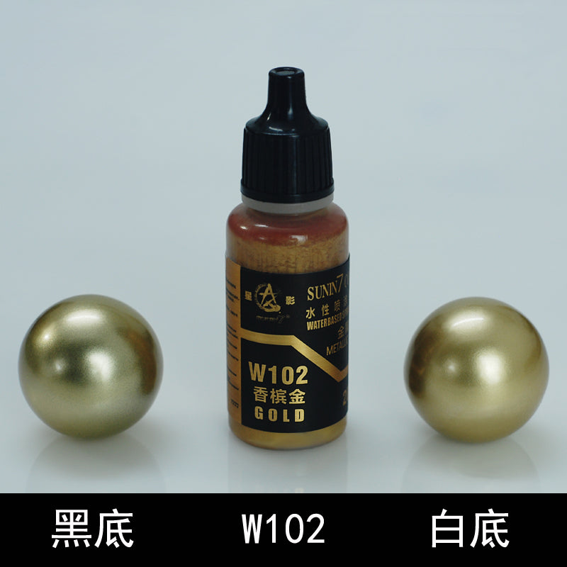 Sunin Acrylic Metal Color W102: Gold