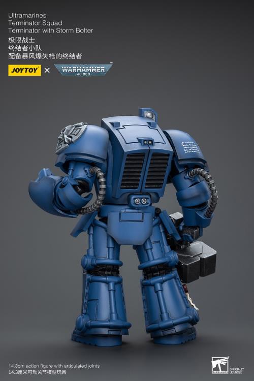 Warhammer 40K Ultramarines Terminator Squad Terminator with Storm Bolter 1/18 Scale Action Figure