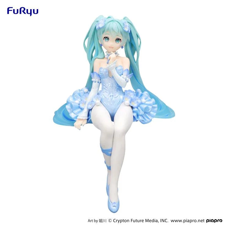 Vocaloid Hatsune Miku (Flower Fairy Nemophila Pail Blue Color Ver.) Noodle Stopper Figure