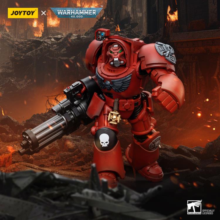 Warhammer 40K Blood Angels Terminator Squad Terminator with Assault Cannon 1/18 Scale Action Figure