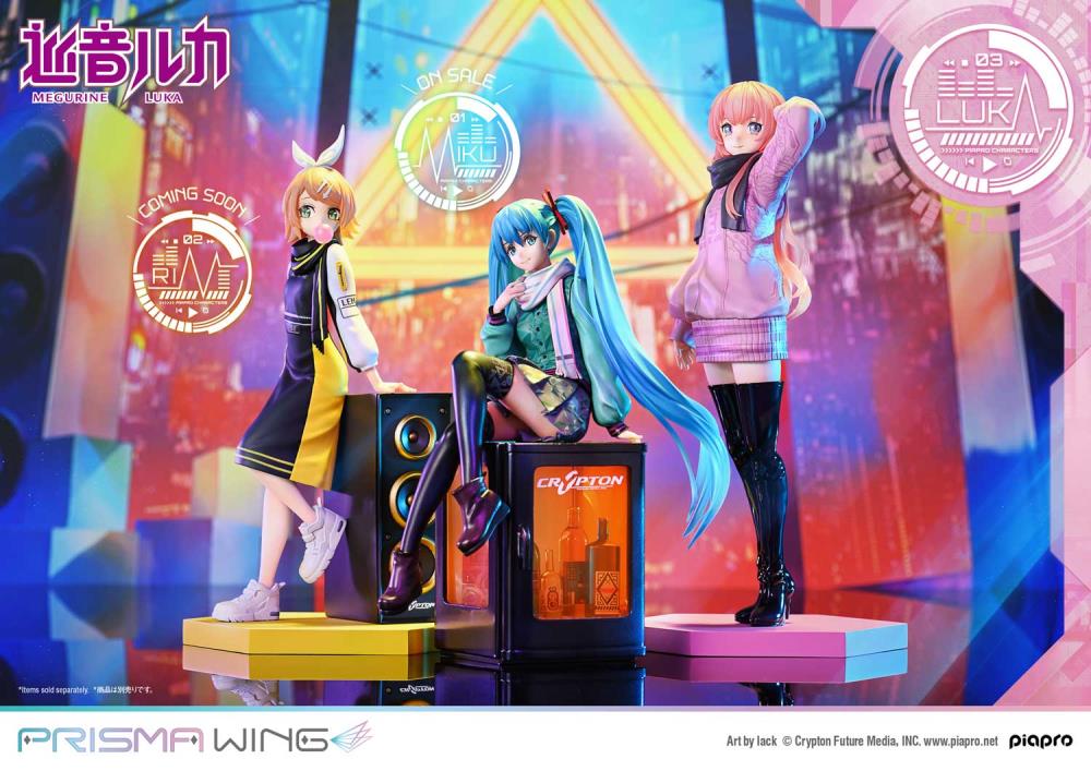 Vocaloid Prisma Wing Megurine Luka (Art by lack) 1/7 Scale Figure