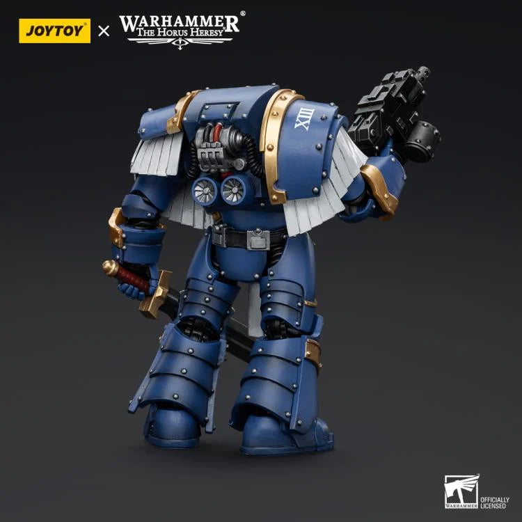 Warhammer The Horus Heresy Ultramarines Cataphractii Terminator Squad Sergeant with Power Sword 1/18 Scale Action Figure