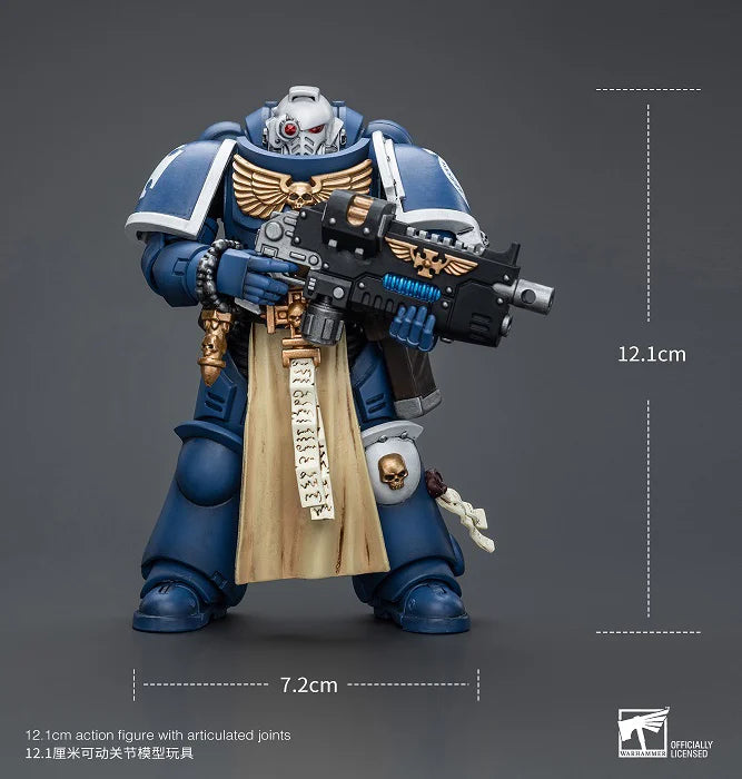 Warhammer 40K Ultramarines Sternguard Veteran with Combi-Plasma 1/18 Scale Action Figure