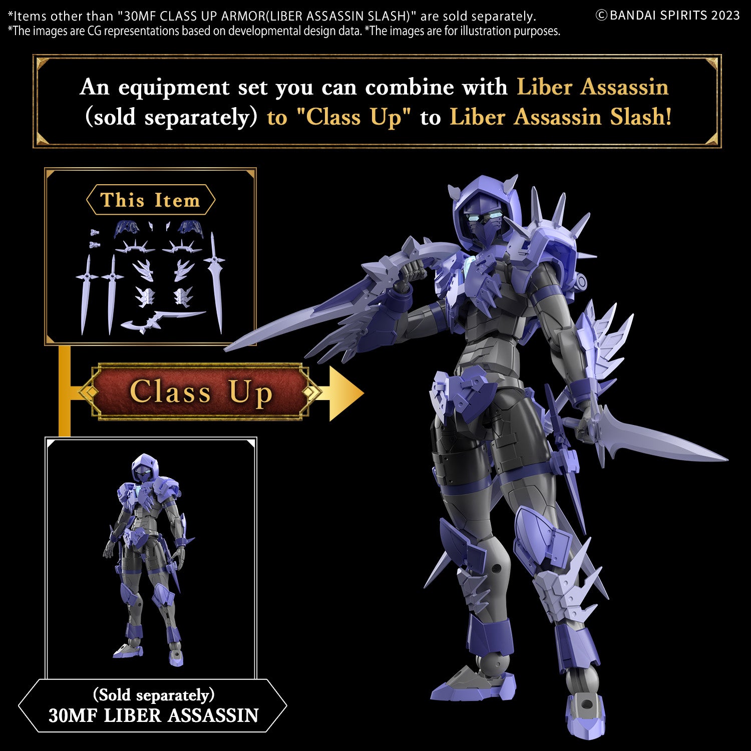 30 Minutes Fantasy Class-Up Armor Liber Assassin Slash Accessory Set