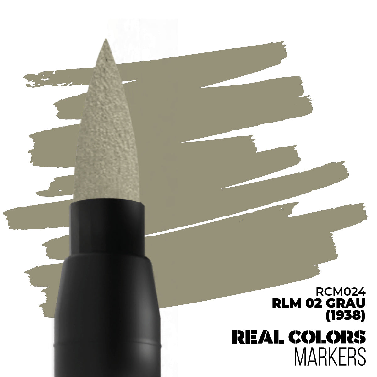 AK Interactive Real Colors Markers RLM 02 Grau (1938)