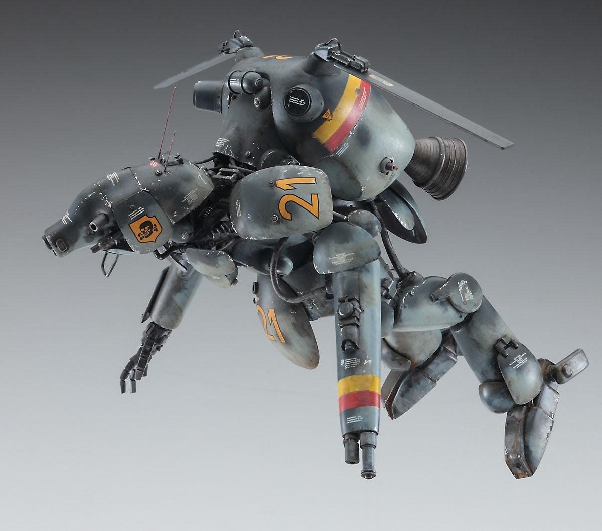 Maschinen Krieger Ma.K. Schwarzer Hund W.H.J.131 Space Type Humanoid Unmanned Interceptor GroBer Hund 1/20 Scale Model Kit