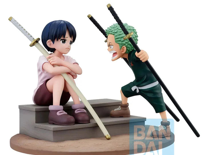 One Piece Ichibansho Revible Moment Roronoa Zoro & Kuina (Road to Down) Figure