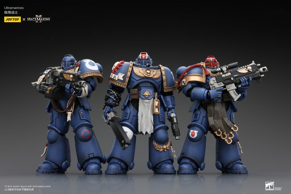 Warhammer 40,000 Space Marine 2 Ultramarines Lieutenant Titus 1/18 Scale Action Figure