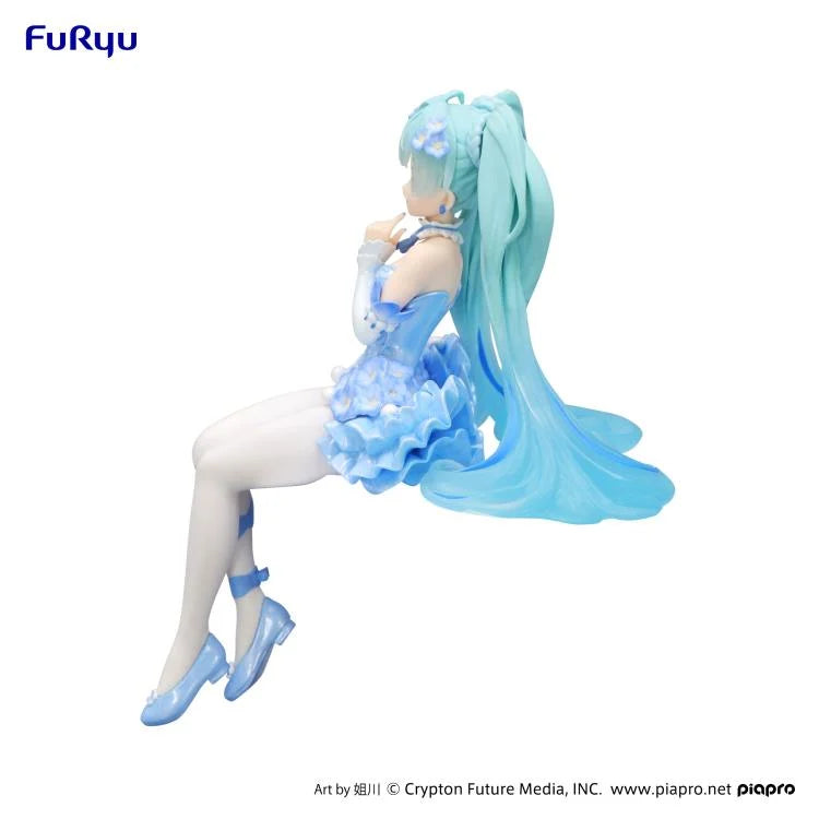 Vocaloid Hatsune Miku (Flower Fairy Nemophila Pail Blue Color Ver.) Noodle Stopper Figure