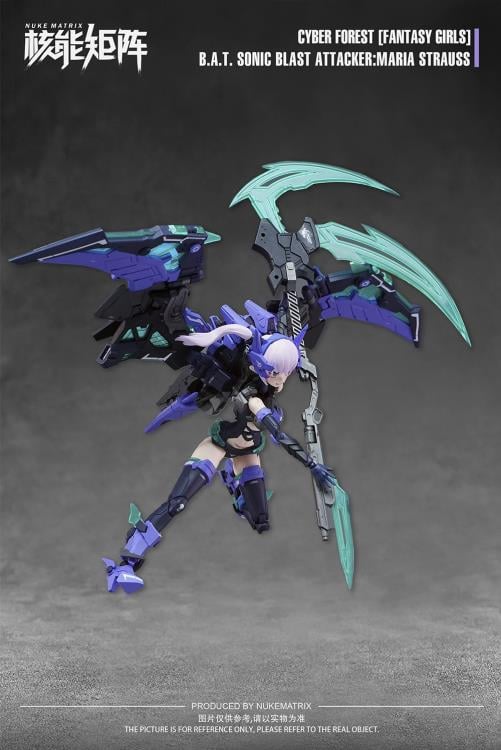 Cyber Forest Fantasy Girls B.A.T. Sonic Blast Attacker Maria Strauss 1/12 Scale Model Kit