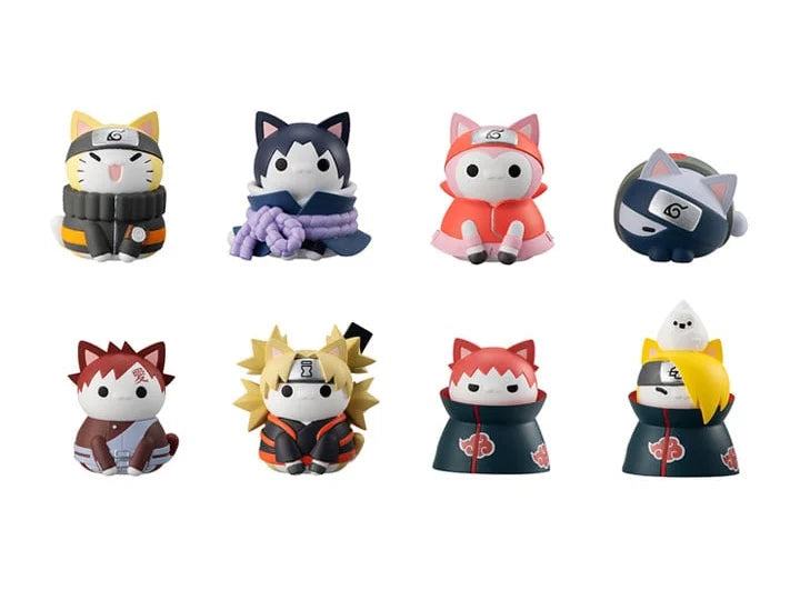 Naruto Shippuden Nyaruto! Mega Cat Project Battle with Akatsuki Box of 8 Random Figures (Reissue)