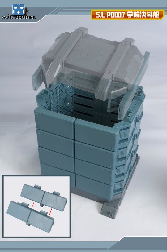 SJL-PD007 Mech MS Container Model Kit