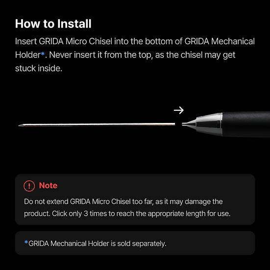 Gunprimer G05-MC1 Micro Chisel (2EA)