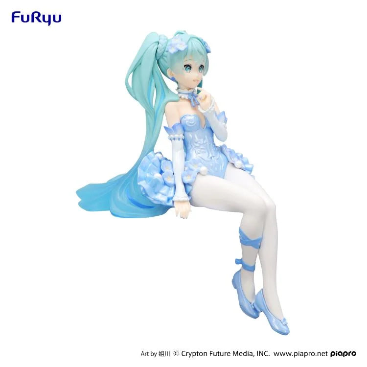 Vocaloid Hatsune Miku (Flower Fairy Nemophila Pail Blue Color Ver.) Noodle Stopper Figure