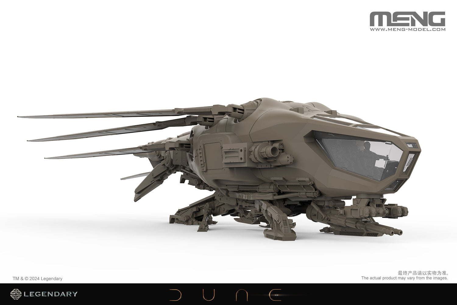 Dune (2021) DS-009 Harkonnen Ornithopter 1/72 Scale Model Kit