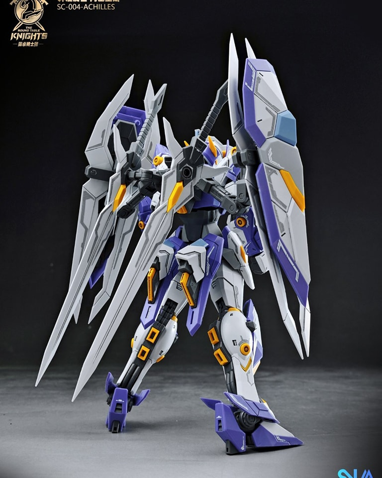 The Round Table Knights SC-004 Aegis Knight Achilles 1/144 Scale Model Kit