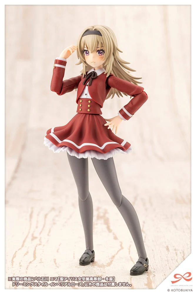 Sousai Shoujo Teien St. Iris Gakuen Girls' High School Winter Clothes Emma Koishikawa (Dreaming Style Imperial Rose Ver.) 1/10 Scale Model Kit