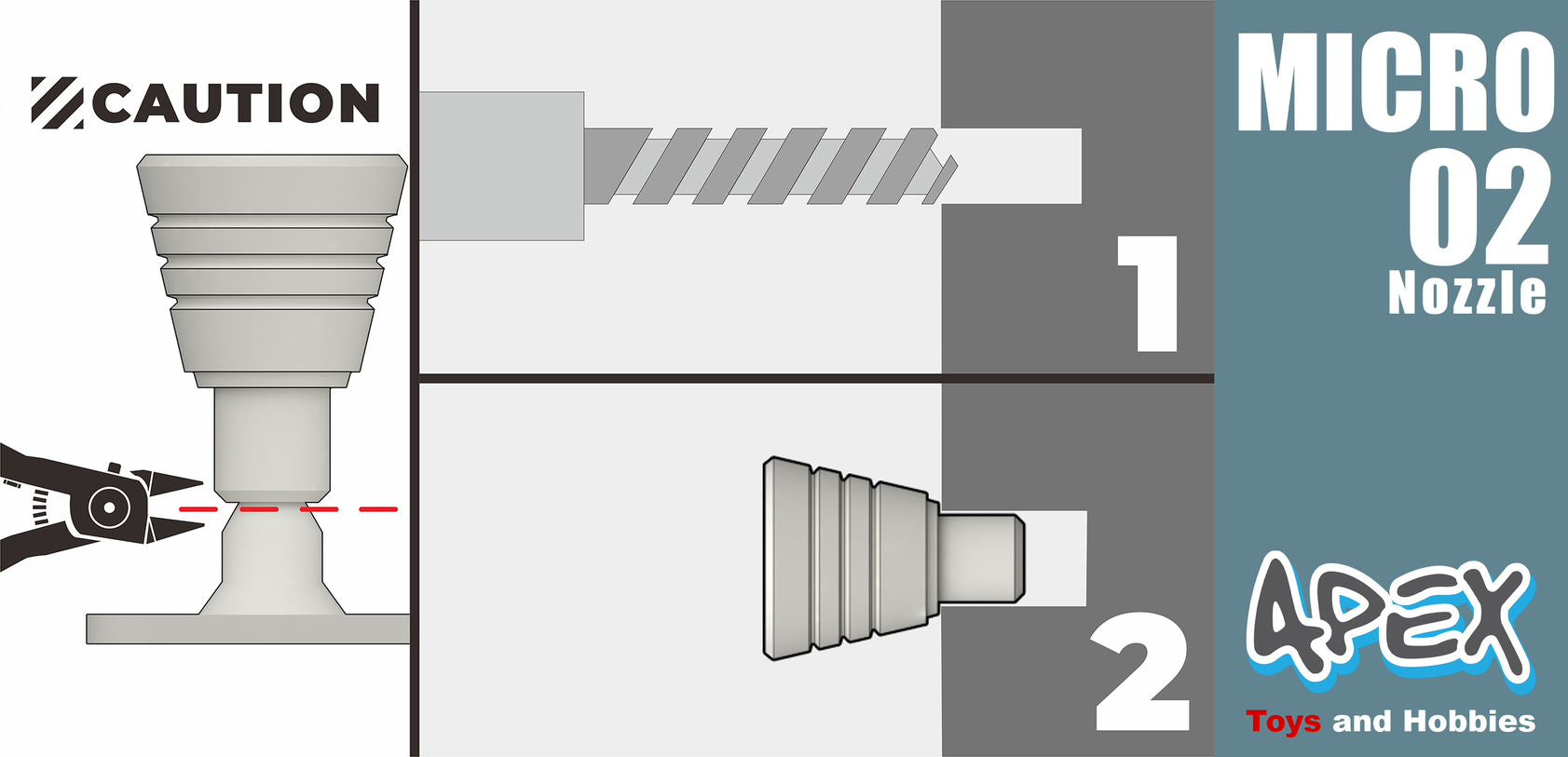 Apex Detailing Parts Micro-02 Nozzle