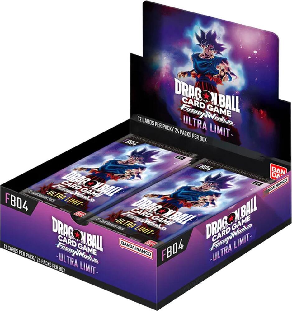 Dragon Ball Super Trading Card Game Fusion World Ultra Limit Display Booster Box (24 Packs)