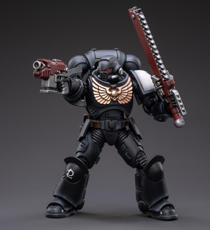 Warhammer 40k Black Templars Assault Intercessor Outriders Brother Valtus 1/18 Scale Action Figure