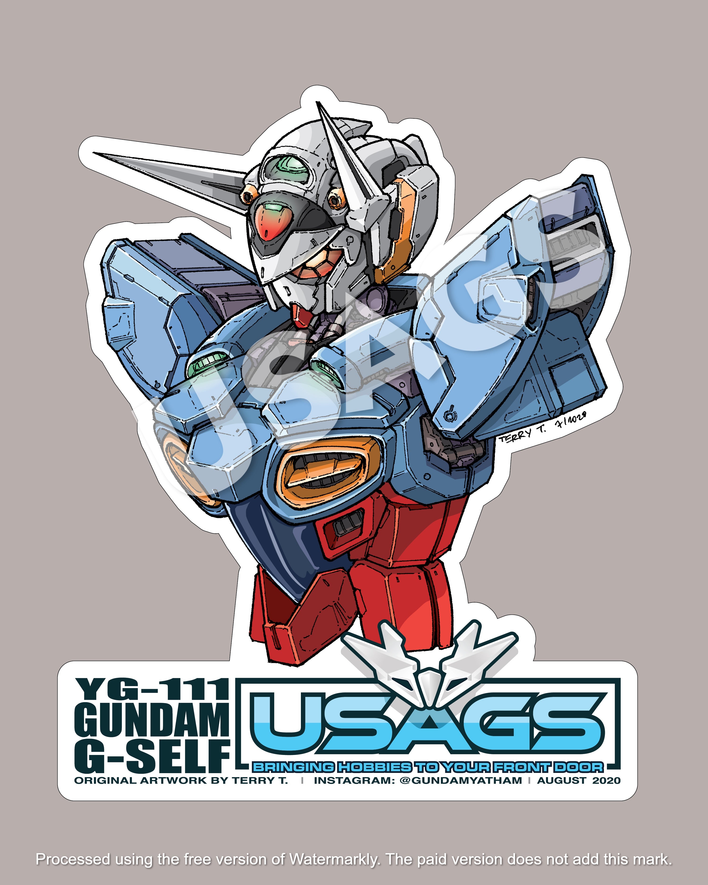 Gundam G-Self Sticker