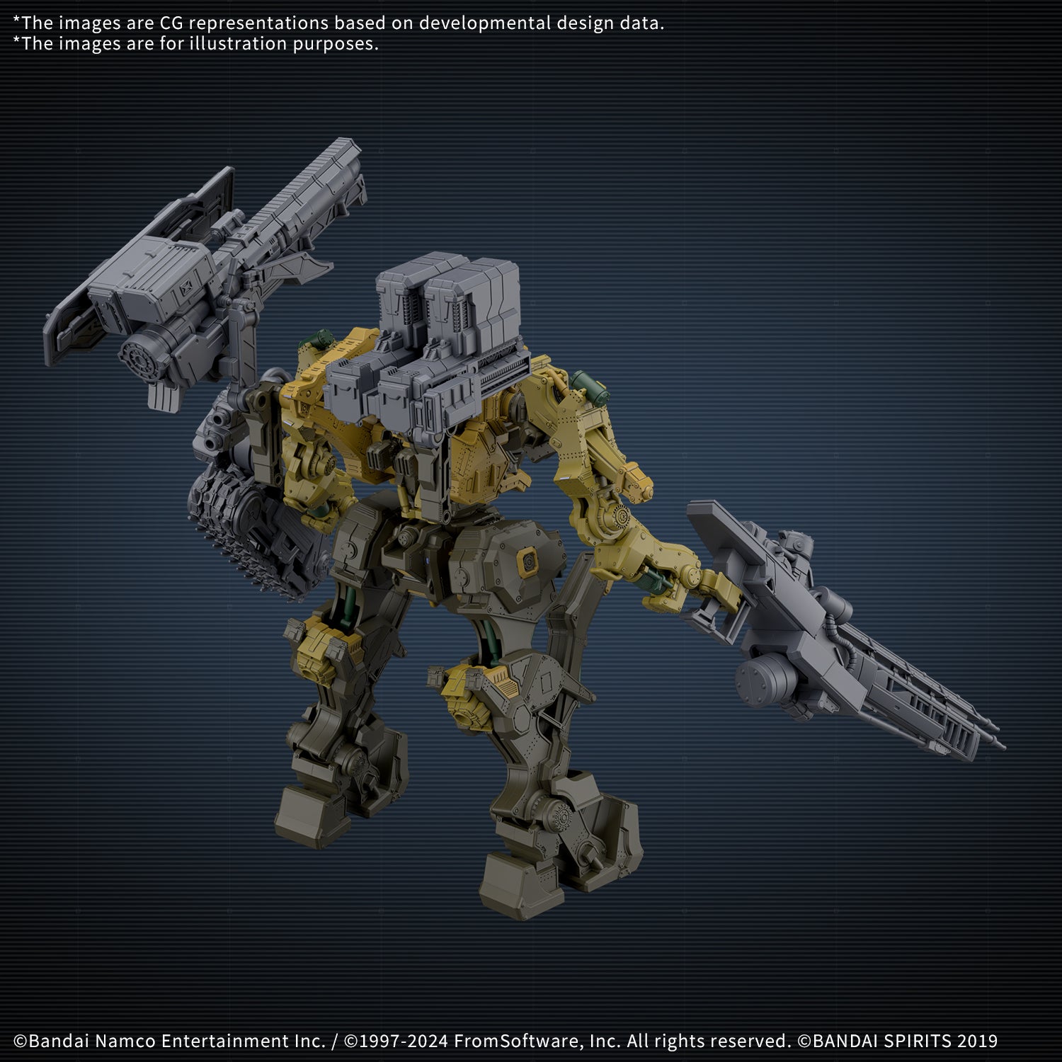 Armored Core VI Fires of Rubicon 30 Minutes Missions RaD CC-3000 Wrecker Milk Tooth Model Kit