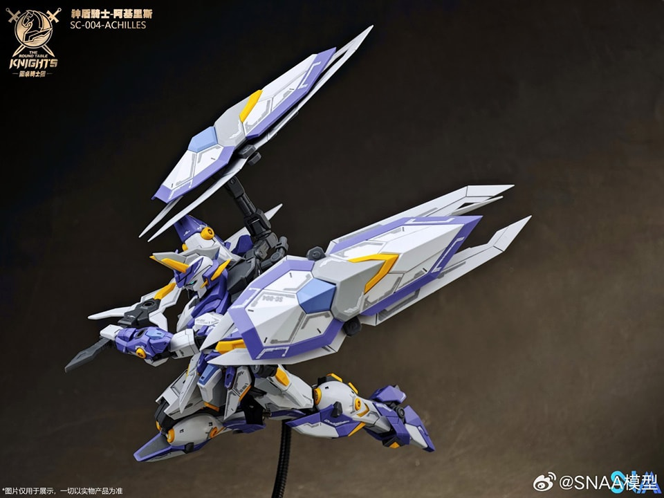 The Round Table Knights SC-004 Aegis Knight Achilles 1/144 Scale Model Kit