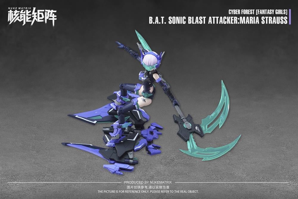 Cyber Forest Fantasy Girls B.A.T. Sonic Blast Attacker Maria Strauss 1/12 Scale Model Kit